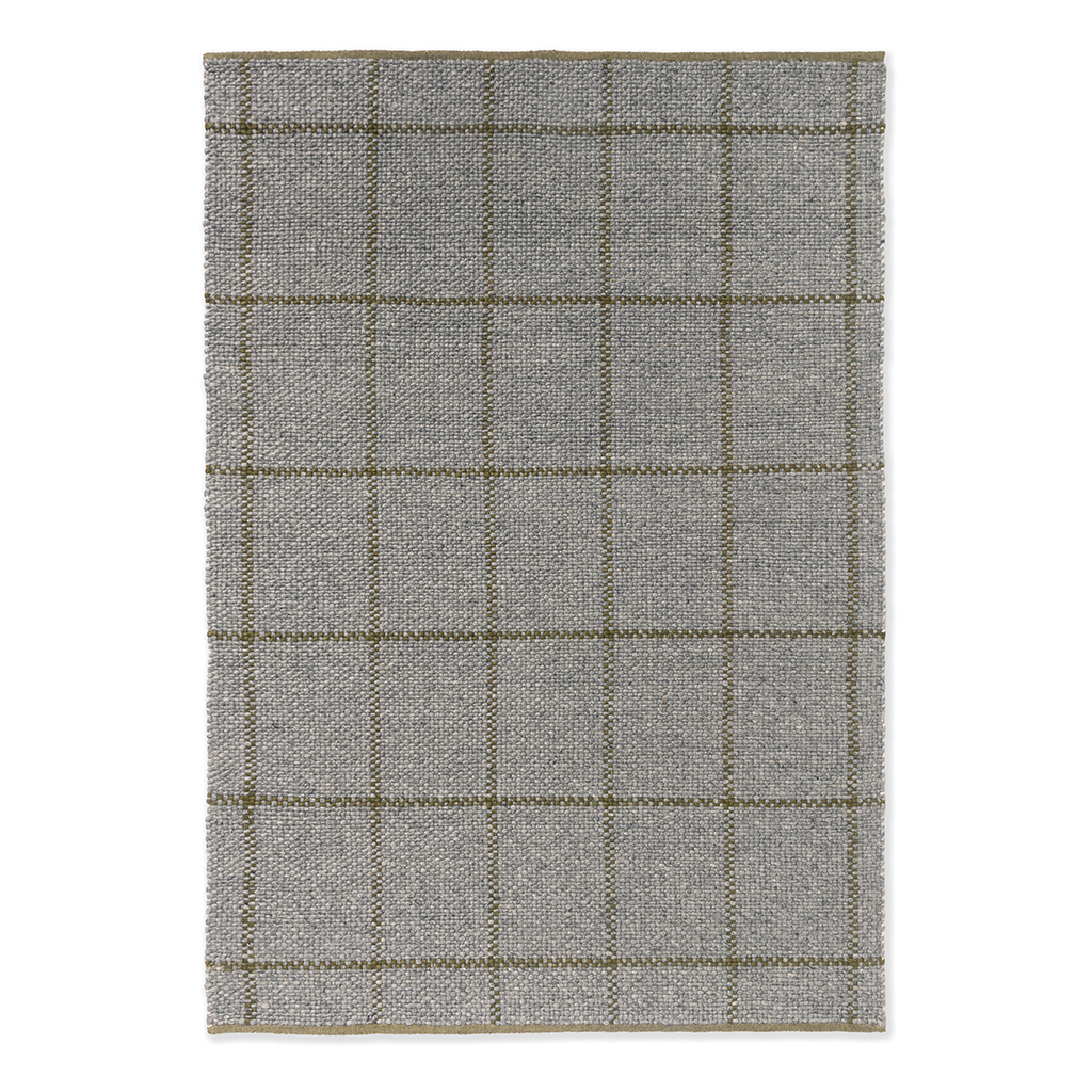 Craft Matter Check Slate/Olive 049104 140x200