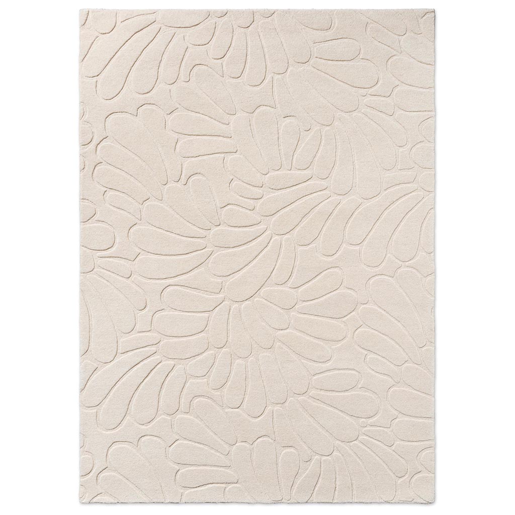 LA Coleby Petals Ivory Cream 078809 140x200