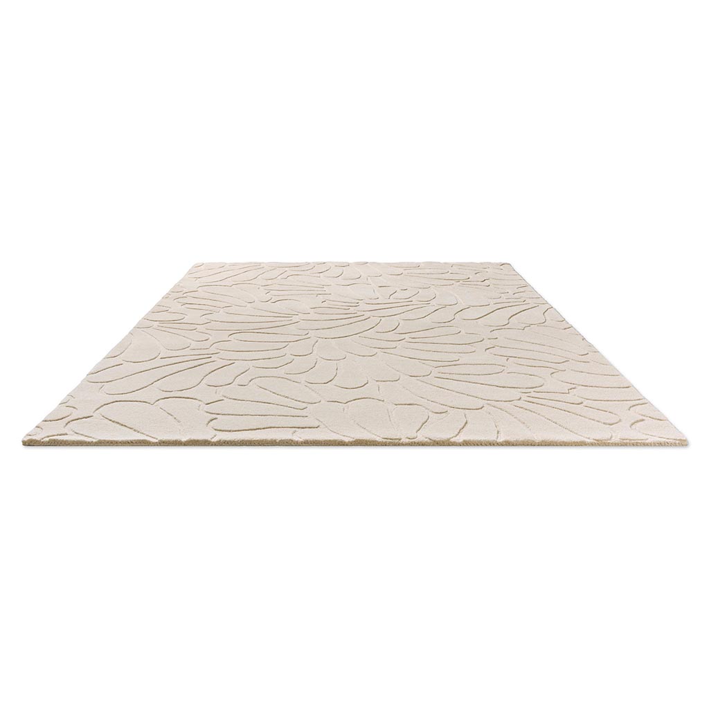 LA Coleby Petals Ivory Cream 078809 140x200