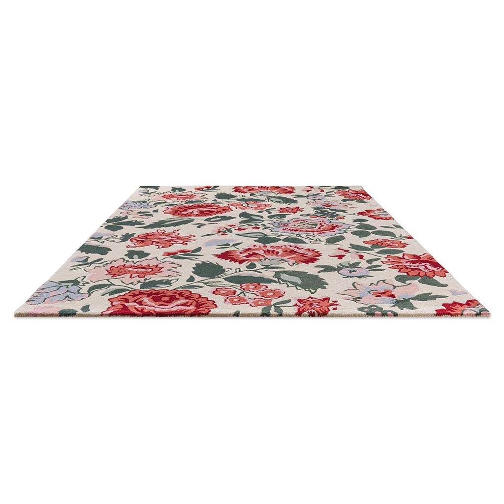 LA Wendling Floral Poppy Red 083100 140x200