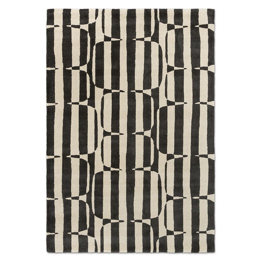 SCI Lohko Stripe Charcoal 123105 120x180