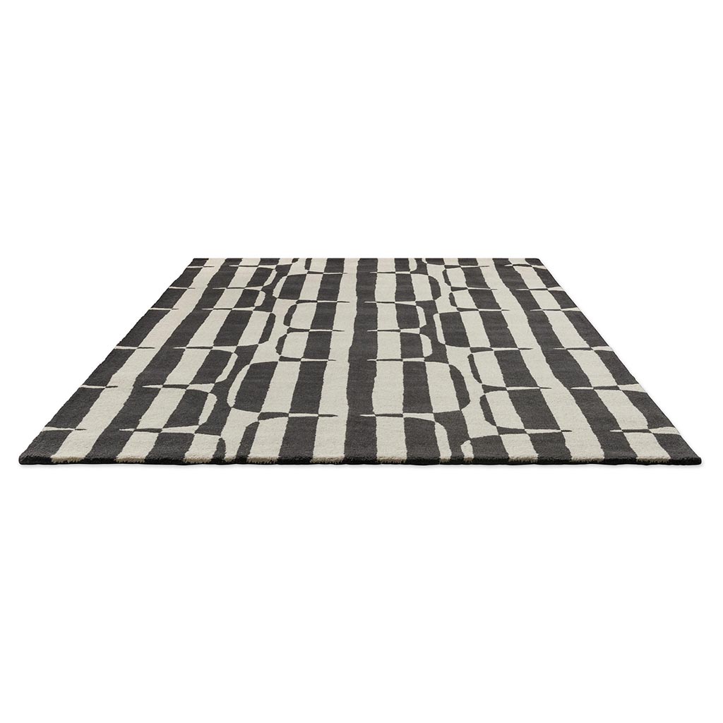 SCI Lohko Stripe Charcoal 123105 120x180