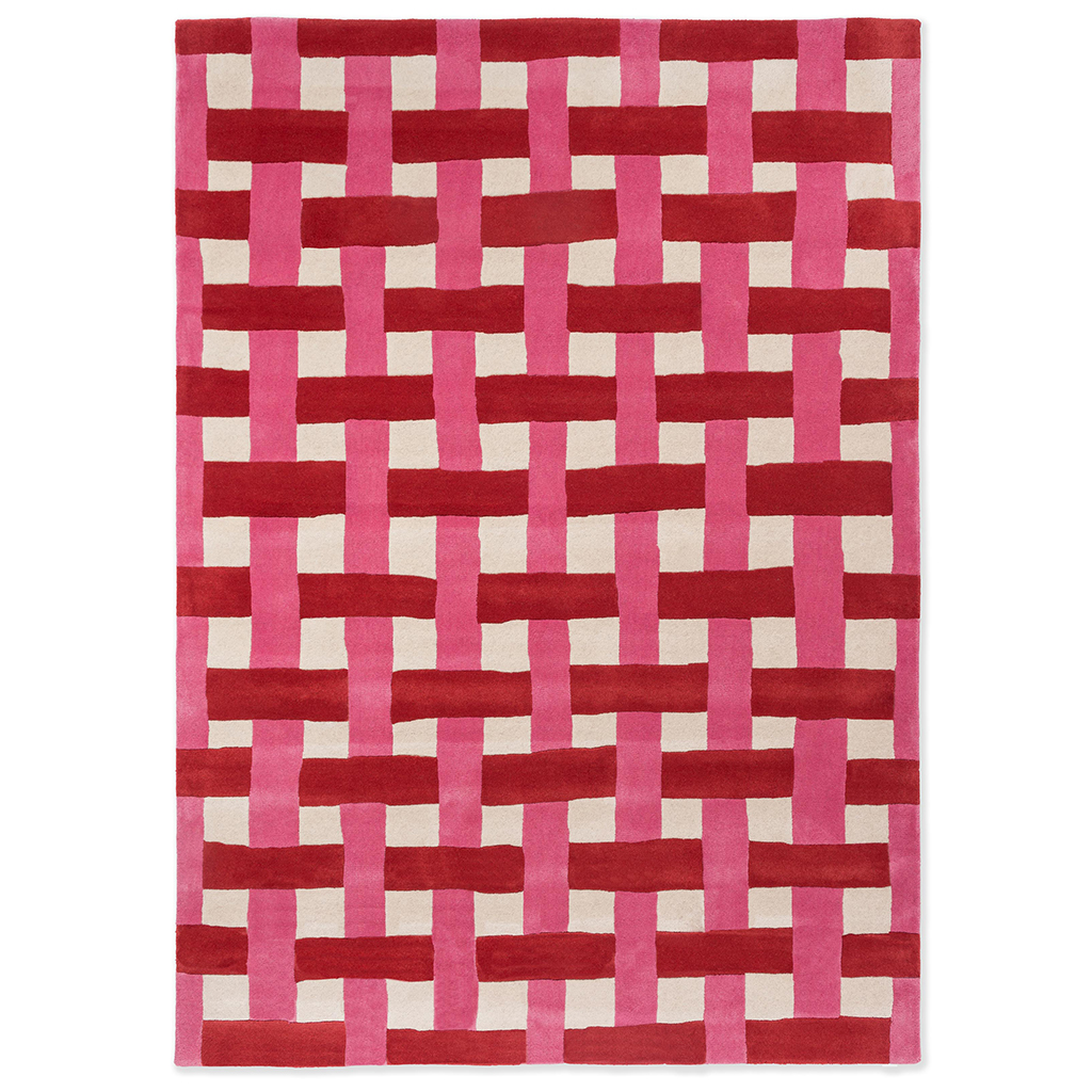 HARSR Basket Weave Coral/Rose 144102 140x200