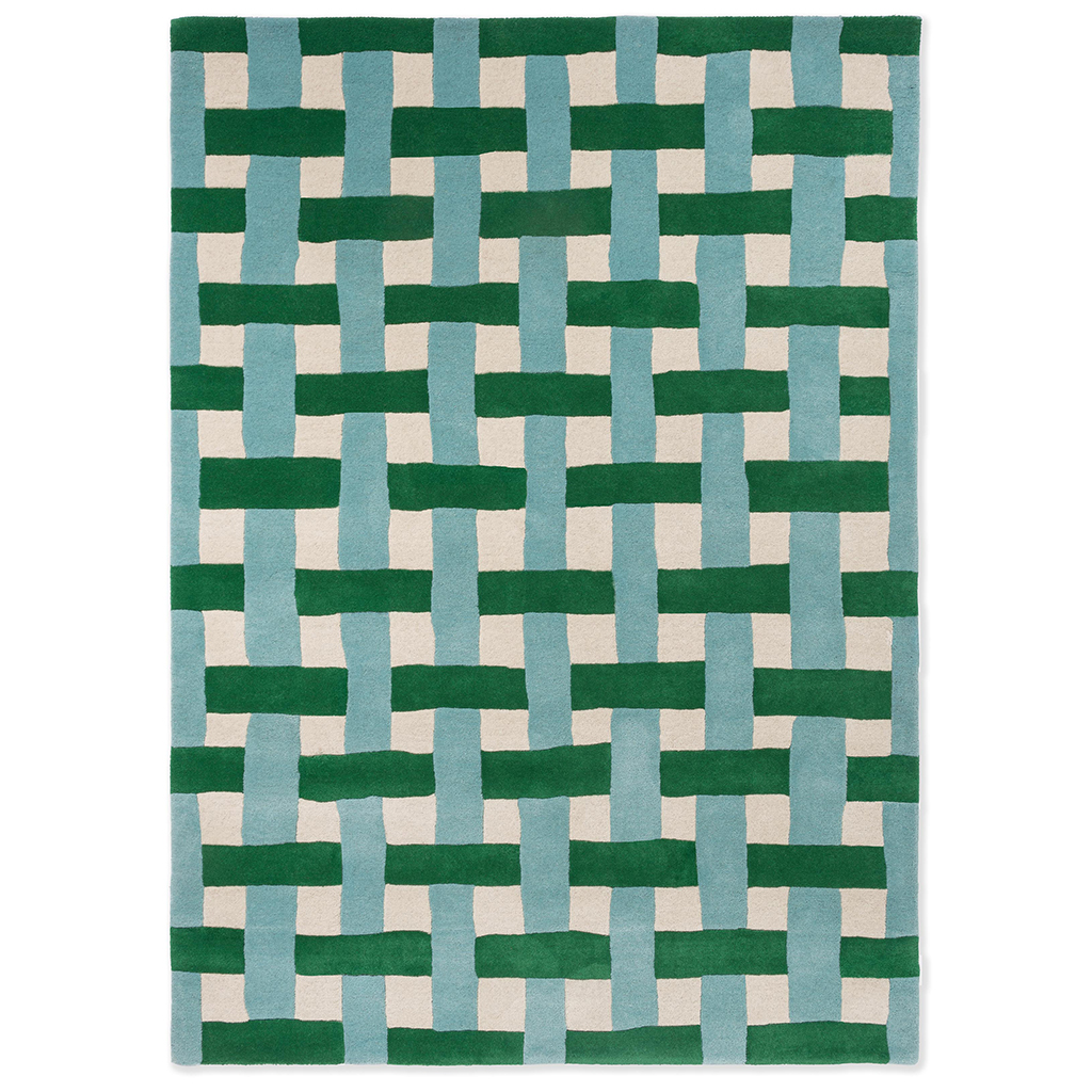 HARSR Basket Weave Emerald/Aquamari 144107 140x200