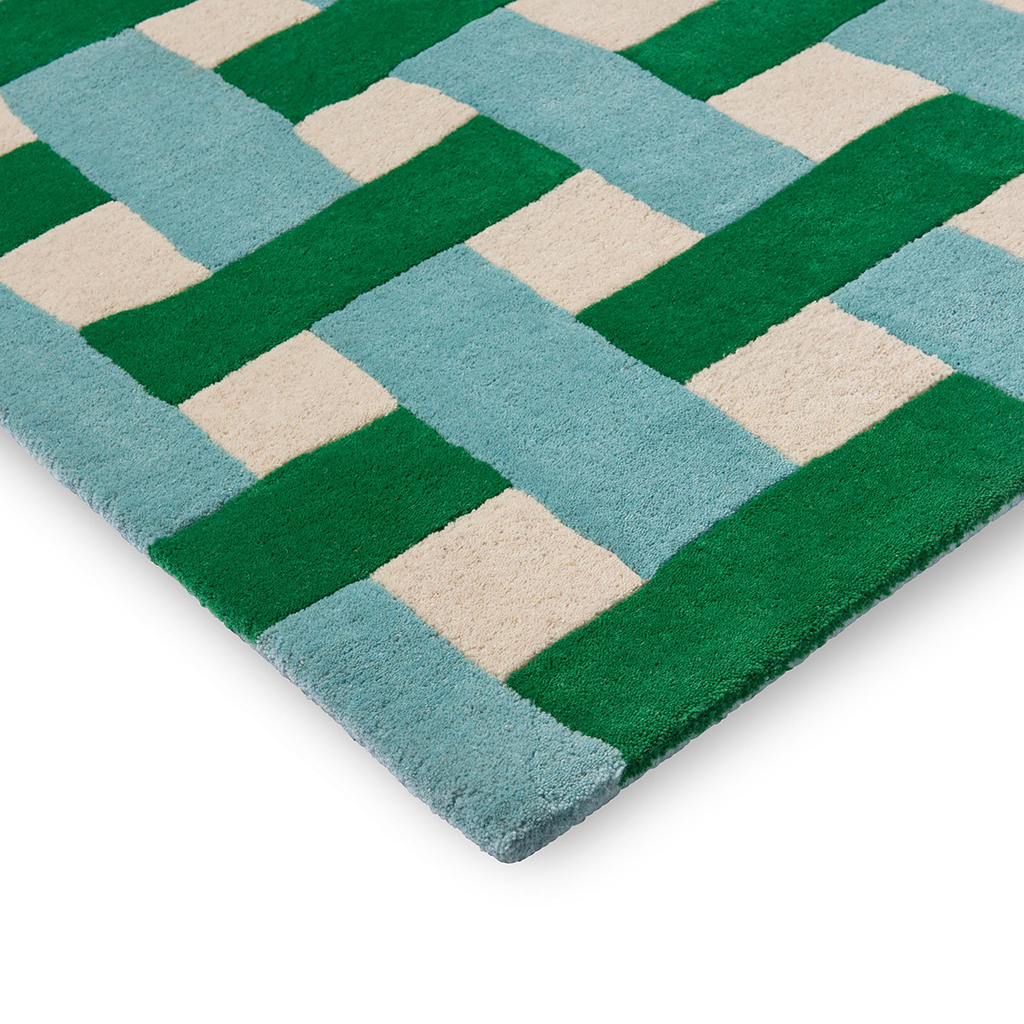 HARSR Basket Weave Emerald/Aquamari 144107 250x350