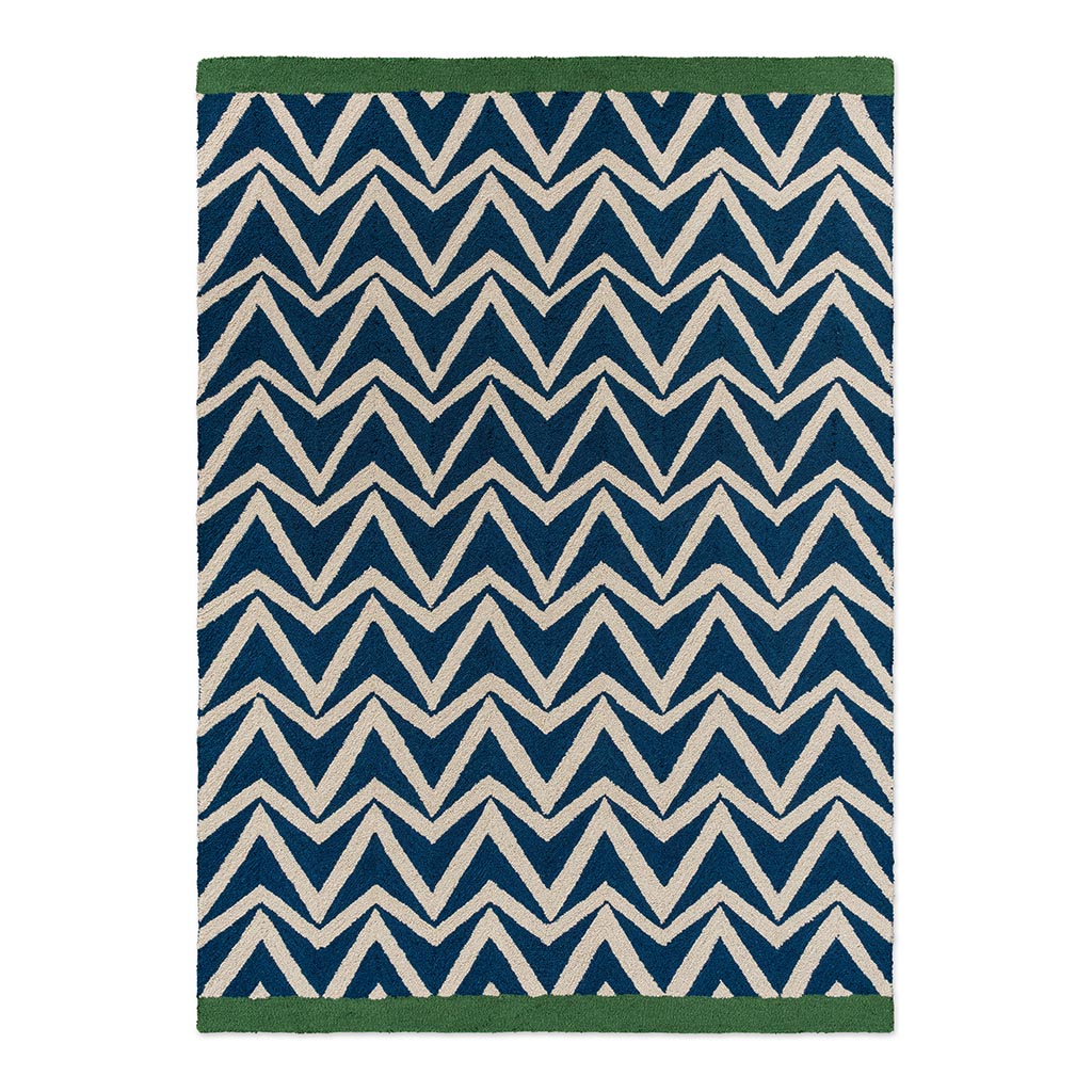 SCI Dhurrie Blue Outdoor 426318 250x350