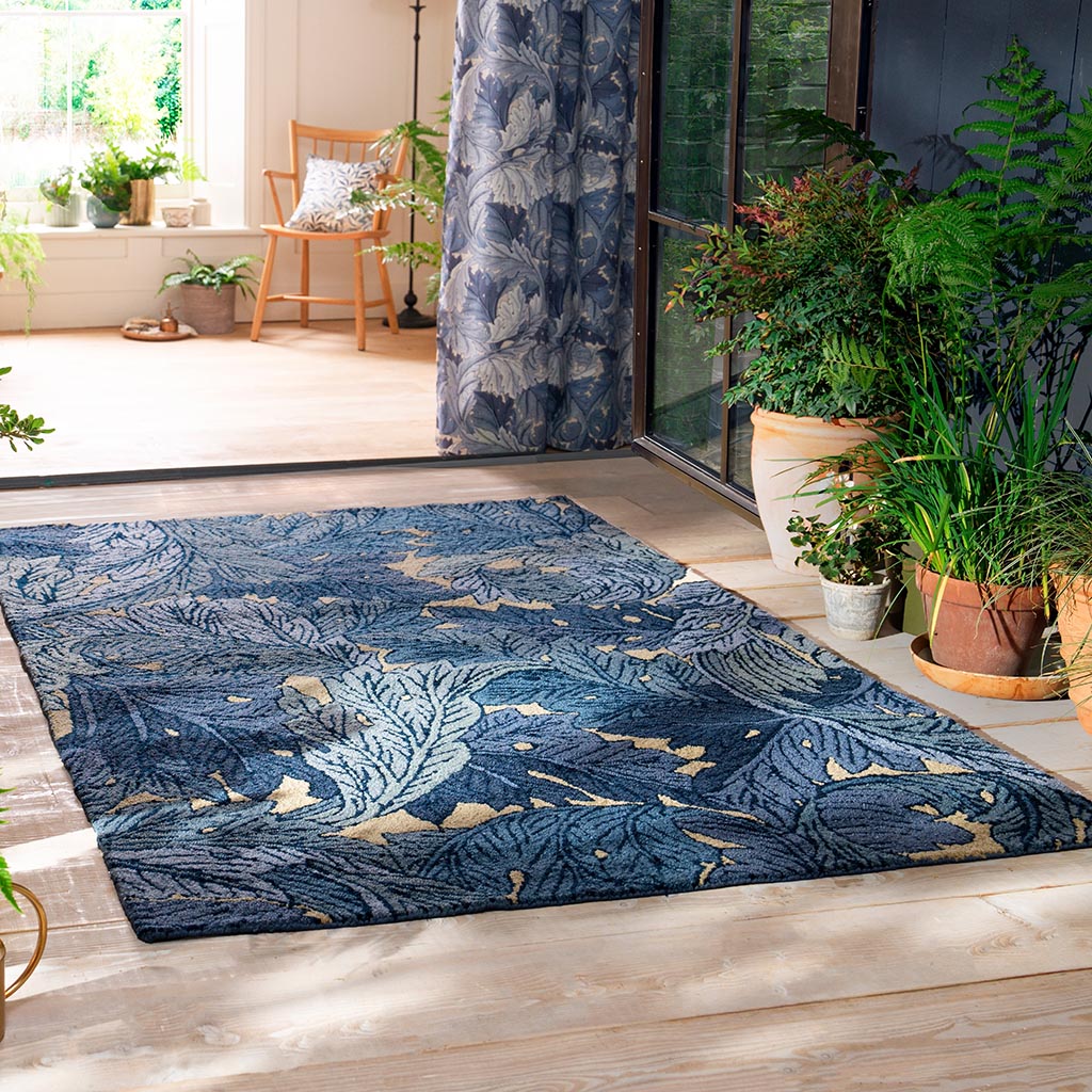 MOR Acanthus Indigo Outdoor 427318 140x200