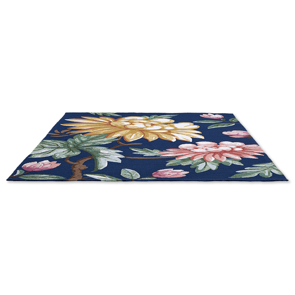 WW Midnight Garden Navy outdoor 438805 140x200