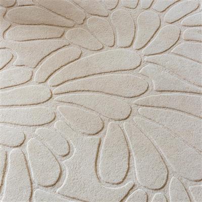 LA Coleby Petals Ivory Cream 078809 140x200