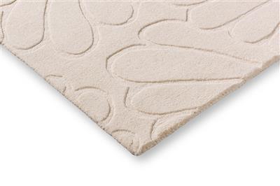 LA Coleby Petals Ivory Cream 078809 140x200