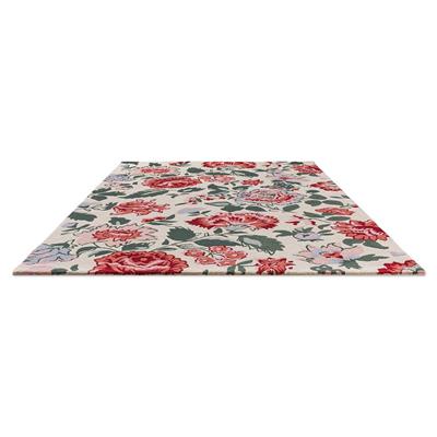 LA Wendling Floral Poppy Red 083100 140x200