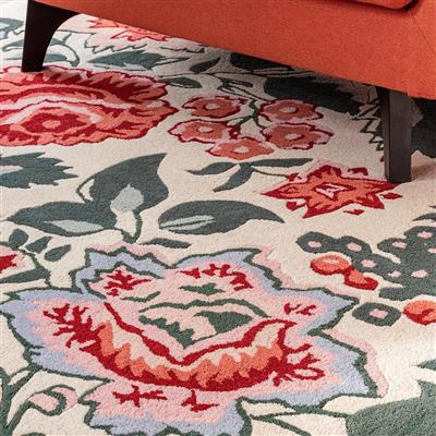 LA Wendling Floral Poppy Red 083100 250x350