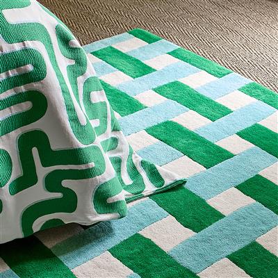 HARSR Basket Weave Emerald/Aquamari 144107 140x200