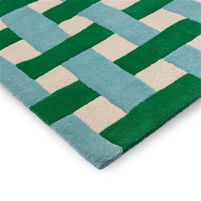 HARSR Basket Weave Emerald/Aquamari 144107 140x200