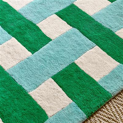 HARSR Basket Weave Emerald/Aquamari 144107 200x280