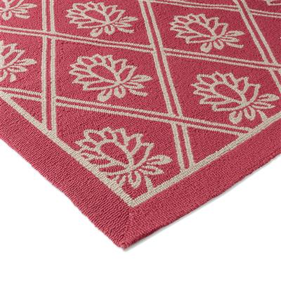 LA Porchester Poppy Red outdoor 480200 140x200