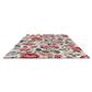 LA Wendling Floral Poppy Red 083100 140x200