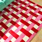 HARSR Basket Weave Coral/Rose 144102 140x200