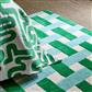 HARSR Basket Weave Emerald/Aquamari 144107 140x200